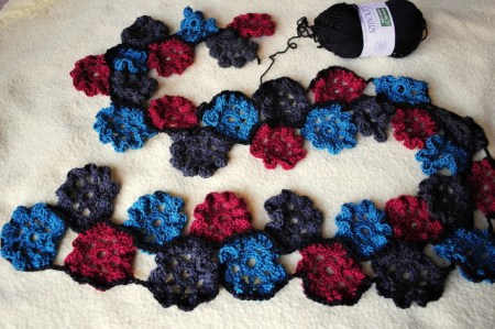 Scarf in progress Scarf in progress