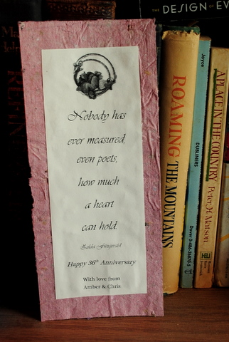 Anniversary card Anniversary card