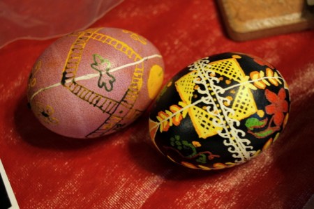 Laurie's first pysanky Laurie's first pysanky