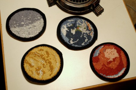 Finished coasters
