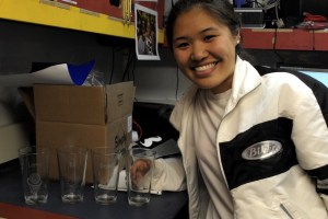 Christmas gift glassware