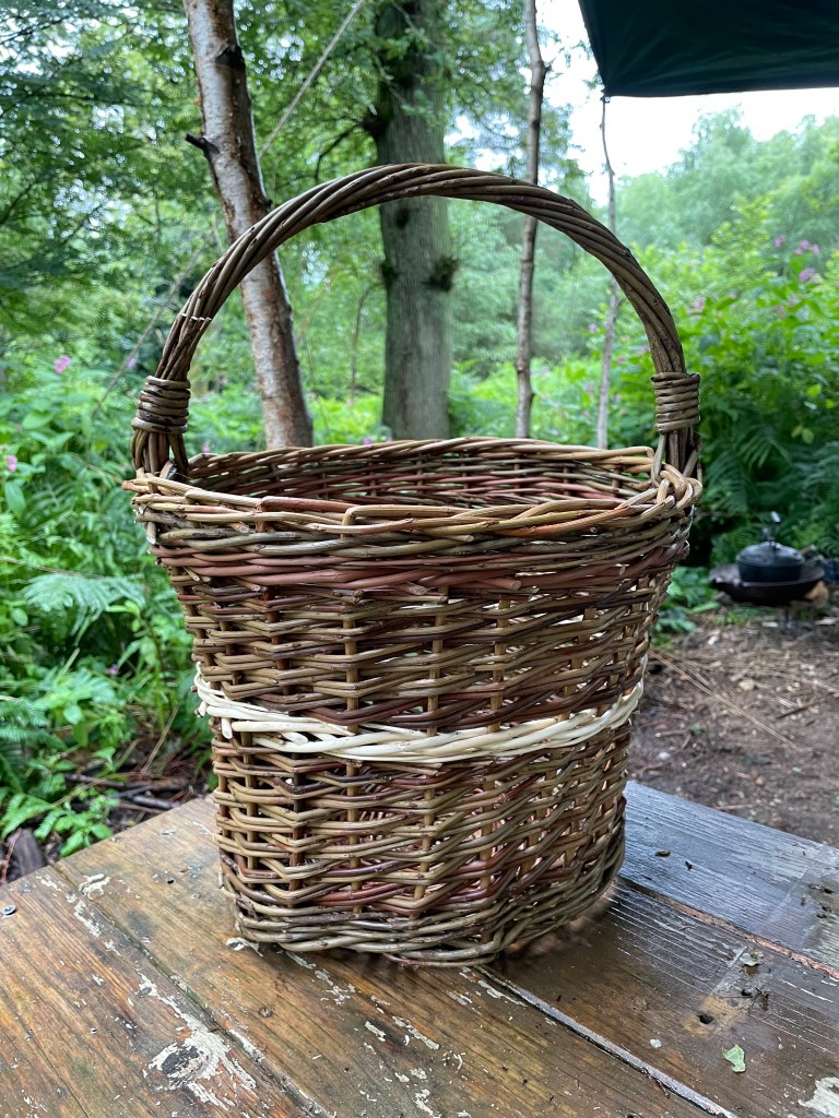NFS willow basket made with teacher Suz Williams